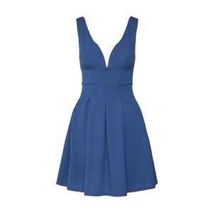 WAL G. Kokteilové šaty modré vyobraziť