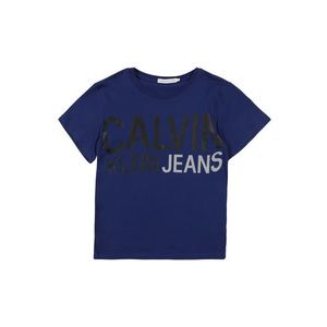 Calvin Klein Jeans Tričko 'STAMP LOGO SS T-SHIR' modré vyobraziť