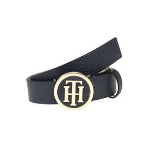 TOMMY HILFIGER Opasky 'TH ROUND BELT 3.0' tmavomodrá vyobraziť