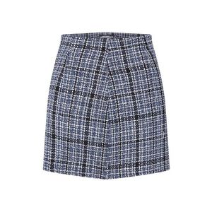 Missguided Sukňa 'Boucle Check Mini Skirt' modré vyobraziť