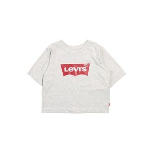 LEVI'S Tričko 'Light Bright Cropped Top' svetlosivá / červené vyobraziť