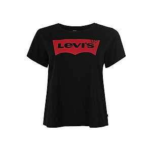 Levi's® Plus Tričko 'PL PERFECT TEE' karmínovo červená / čierna vyobraziť