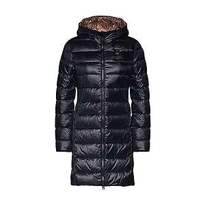 Blauer.USA Zimný kabát 'IMPERMEABILE LUNGHI IMBOTTITO PIUMA' čierna vyobraziť
