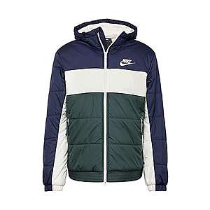 Nike Sportswear Zimná bunda 'Syn Fill' tmavomodrá / jedľová / biela vyobraziť