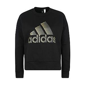 ADIDAS PERFORMANCE Športová mikina zlatá / čierna vyobraziť