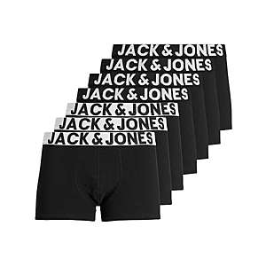 JACK & JONES Boxerky čierna / biela vyobraziť
