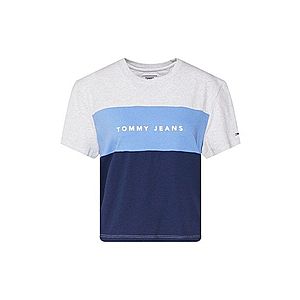 Tommy Jeans Tričko modré / sivá vyobraziť