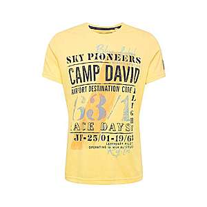 CAMP DAVID Tričko žlté / zmiešané farby vyobraziť