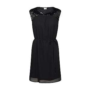 JACQUELINE De YONG Večerné šaty 'UPPER SEQUINS DRESS' čierna vyobraziť