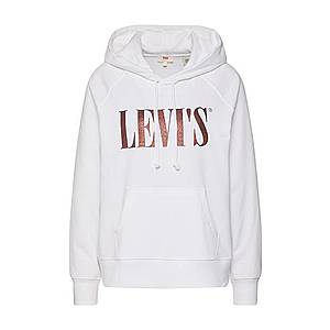 LEVI'S Mikina biela vyobraziť