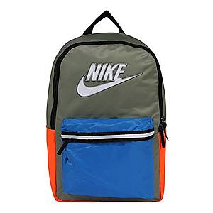 Nike Sportswear Batoh 'NK HERITAGE BKPK - JRSY CLTR' modré / kaki / oranžová vyobraziť