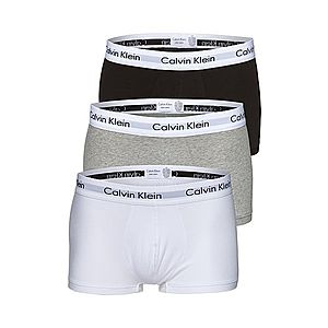Calvin Klein Underwear Boxerky 'Trunks' sivá melírovaná / čierna / biela vyobraziť