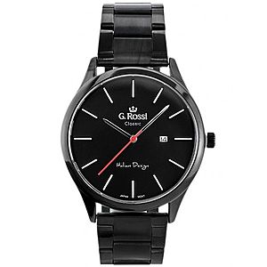 Čierne pánske hodinky Gino Rossi C1273B-1A5 vyobraziť