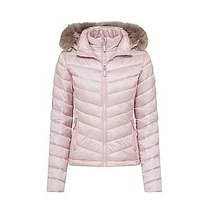 Superdry Zimná bunda 'HOODED LUXE CHEVRON FUJI' ružová vyobraziť