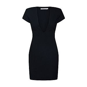 IVYREVEL Kokteilové šaty 'CAPPED SLEEVE PLUNGE MINI DRESS' čierna vyobraziť