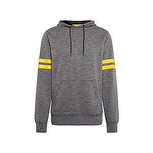 JACK & JONES Mikina 'JCOAXELSEN' zlatá žltá / čadičová vyobraziť