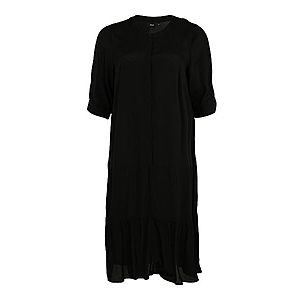 Zizzi Košeľové šaty 'DASY' čierna vyobraziť