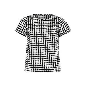 Vero Moda Curve Tričko 'SARAH' čierna / biela vyobraziť