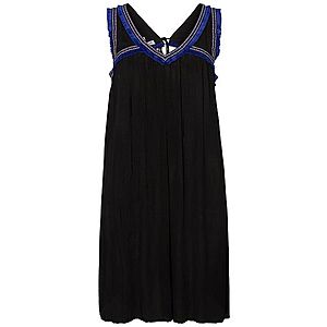 Junarose Letné šaty 'Brynja' modré / čierna vyobraziť