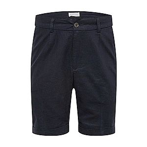 Pier One Chino nohavice 'Linen Chino Short' námornícka modrá vyobraziť