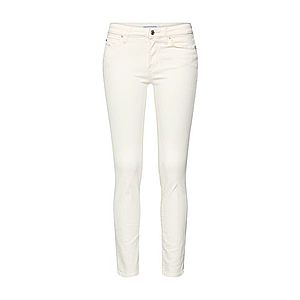 Calvin Klein Jeans Džínsy 'MID RISE SKINNY STRETCH TWILL' biela vyobraziť