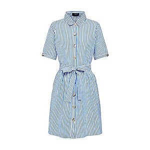 SISTERS POINT Košeľové šaty 'NUTTI-1' modré / biela vyobraziť