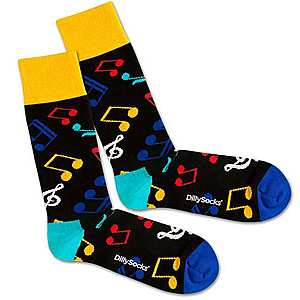 DillySocks Ponožky 'Melody' zmiešané farby vyobraziť