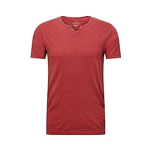 JACK & JONES Tričko 'JPRBENJAMIN TEE SS SPLIT NECK' červené vyobraziť