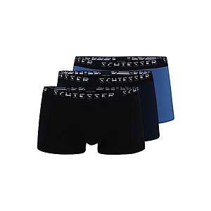SCHIESSER Boxerky 'Hip-Shorts' modré / čierna vyobraziť