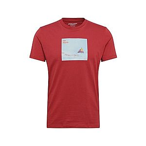 JACK & JONES Tričko 'Explorer' zmiešané farby / pastelovo červená vyobraziť