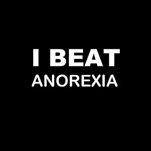 Smešna majica I beat anorexia vyobraziť