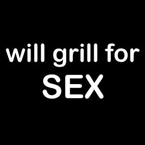 Smešni predpasnik will grill for sex vyobraziť