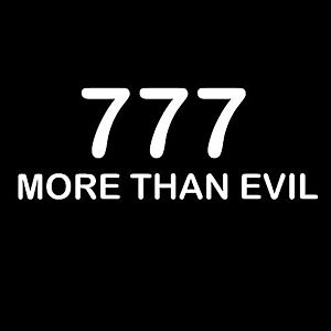 Smešna majica 777 more than evil vyobraziť