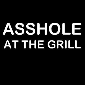 Smešni predpasnik asshole at the grill vyobraziť