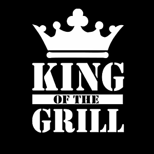 Smešni predpasnik king of the grill vyobraziť