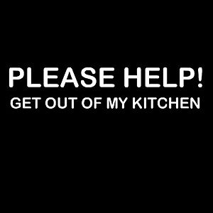 Smešni predpasnik please help! get out of my kitchen vyobraziť