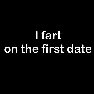 Smešna majica i fart on the first date vyobraziť
