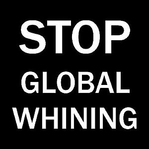 Smešna majica stop global whining vyobraziť