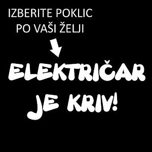 Majica za nosečnice POKLIC PO ŽELJI je kriv vyobraziť