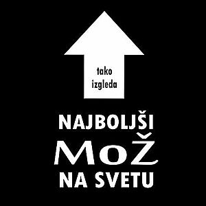 Majica najboljši mož na svetu vyobraziť