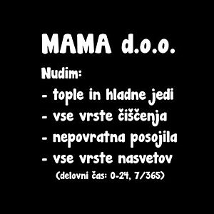 Majica za materinski dan MAMA d.o.o. vyobraziť
