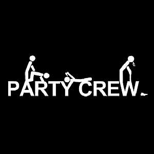 Smešna majica party crew vyobraziť