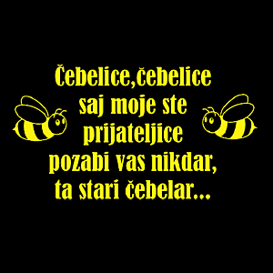 Smešna majica čebelice čebelice vyobraziť