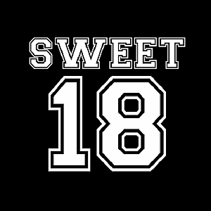 Smešna majica sweet 18 vyobraziť