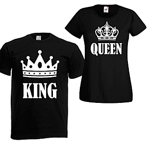 Majica KOMPLET king queen vyobraziť