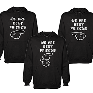 KOMPLET treh puloverjev WE ARE BEST FRIENDS vyobraziť