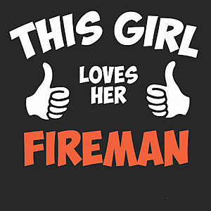 Majica this girl loves her fireman vyobraziť