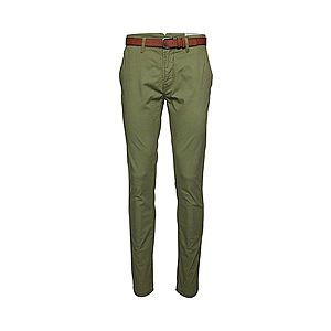 TOM TAILOR DENIM Chino nohavice hnedé / olivová vyobraziť