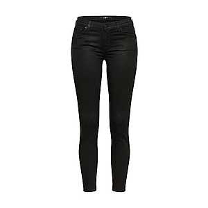 7 For All Mankind Džínsy 'THE SKINNY CROP' čierna denim vyobraziť