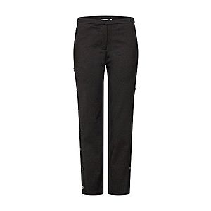 NA-KD Nohavice 'Button Side Pants' čierna vyobraziť